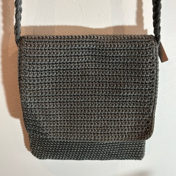 THE SAK Lined Crochet Flap Small Crossbody Bag - Picture 2 of 10